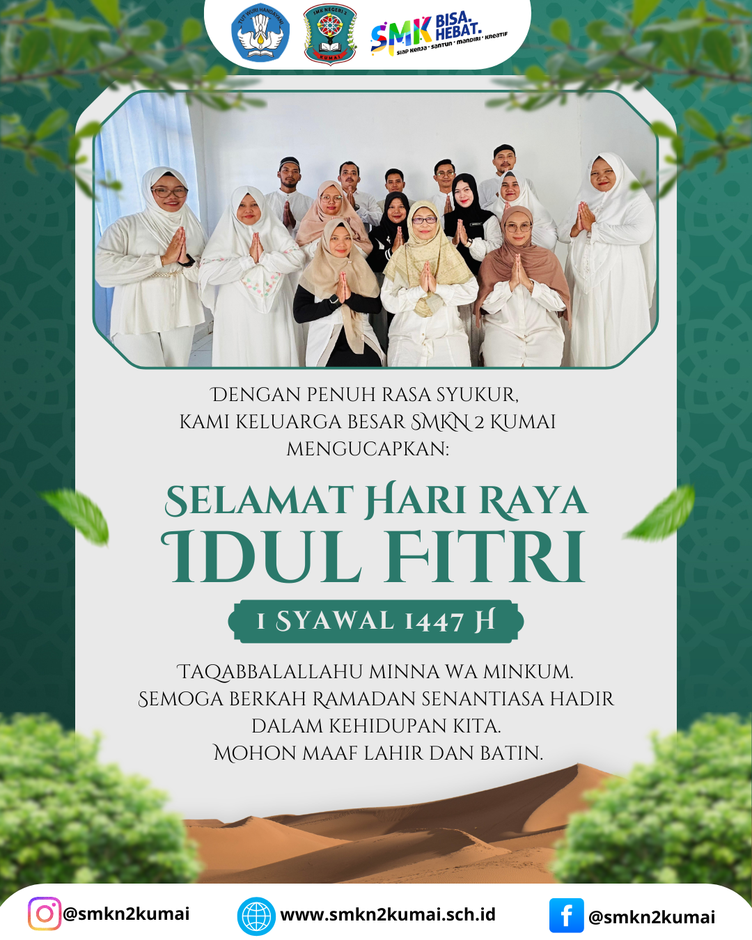 Selamat Hari Raya Idul Fitri 1447 H