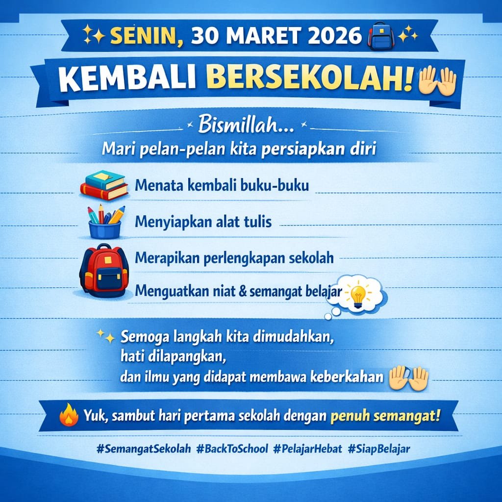 Kembali Bersekolah